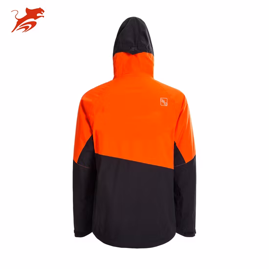 Men&prime; S Waterproof Ski Jacket Warm Winter Snow Coat Mountain Windbreaker Reflective Piping Hooded Raincoat