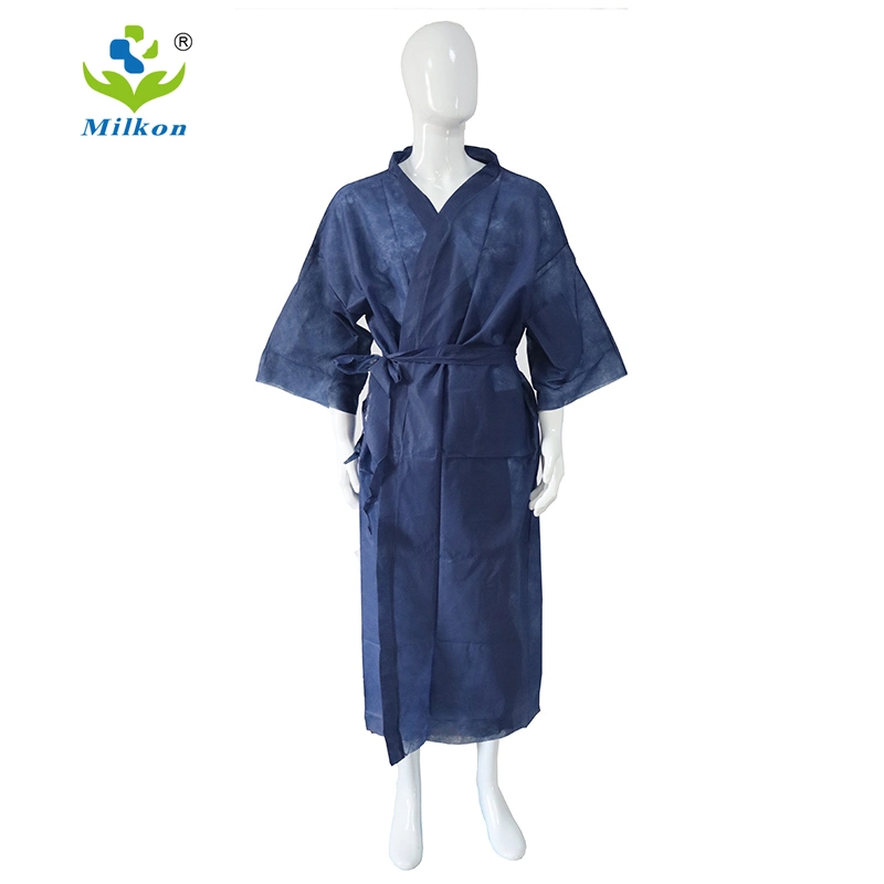 Disposable Non-Woven PP Confortable Soft Skin-Friendly Pajamas for Hotel SPA Salon Beauty Massage