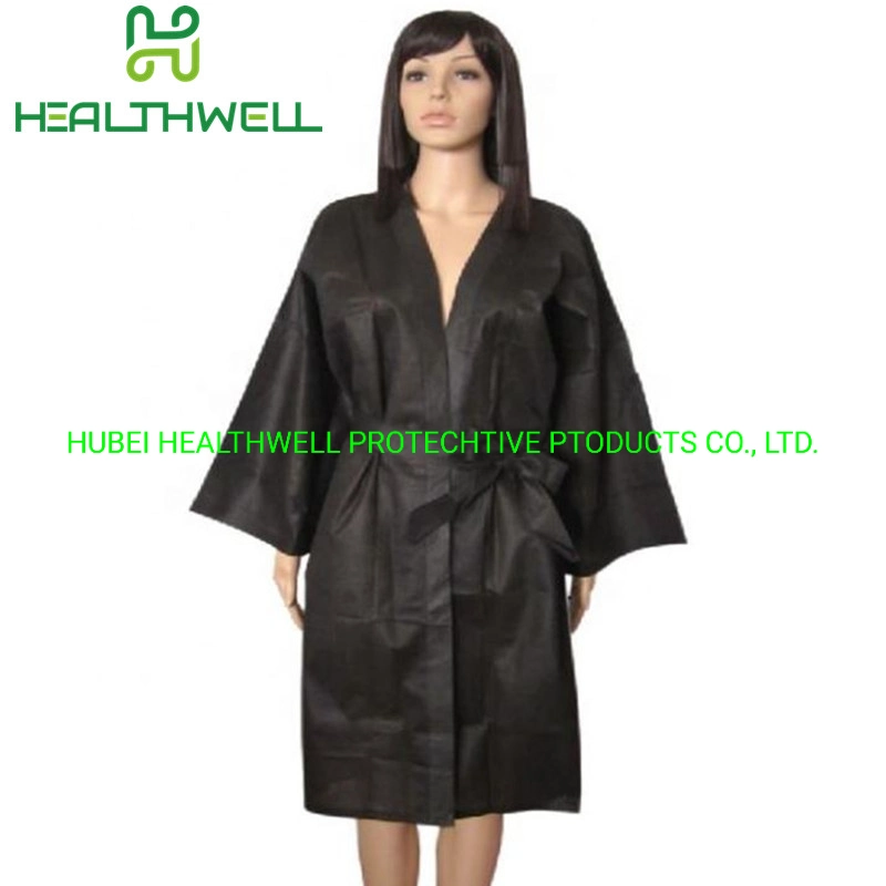 Disposable Nonwoven Beauty Salon SPA Pajamas Gown